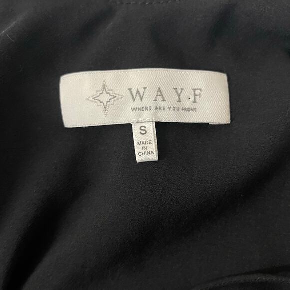 WAYF Women’s Black Chevron Embroidered Camisole Tank Top - Size S - Picture 5 of 5